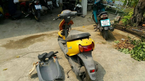 Suzuki let50cc4จังหวะ เอาไปปั้นใหม่หรือทำเป็นอะไหล่