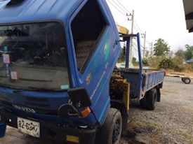 รถ 6 ล้อ ISUZU NPR ติดเครน 2.9 ตัน เครื่อง 115 แรง
