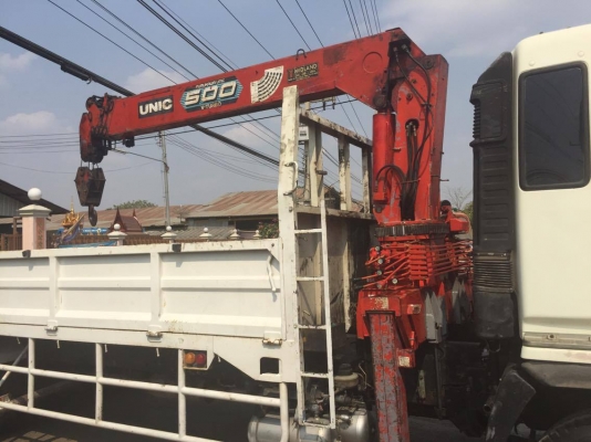 ขาย6ล้อ ฮีโน่เปอเฟีย เครน ยูนิก5 ตัน 5ปอก 4ชัก