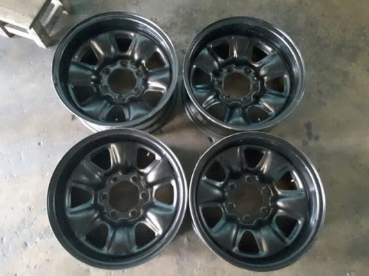 ล้อกะทะผ่า Vigo 6/139 ขอบ16*7 ET-25 สภาพสวยๆ 1ชุด