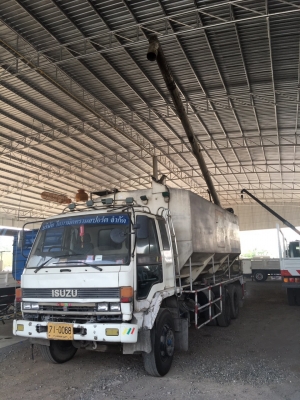 ขายรถขนอาหารสัตว์พร้อมใช้ เพลาเดียวเครื่อง175 แรง ขาย สด ผ่อน