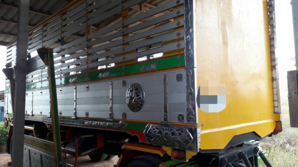 ขาย ISUZU 360 พ่วงแม่ลูก กระบะเนียมคอกเกษตรดั๊ม รถปี 56 ปลายปี รถวิ่ง 28,000 โล