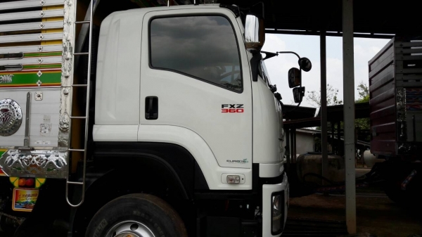 ขาย ISUZU 360 พ่วงแม่ลูก กระบะเนียมคอกเกษตรดั๊ม รถปี 56 ปลายปี รถวิ่ง 28,000 โล