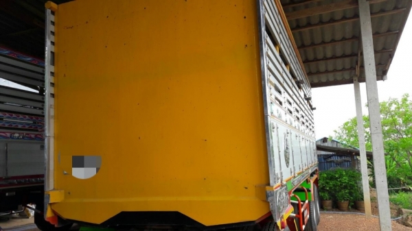 ขาย ISUZU 360 พ่วงแม่ลูก กระบะเนียมคอกเกษตรดั๊ม รถปี 56 ปลายปี รถวิ่ง 28,000 โล