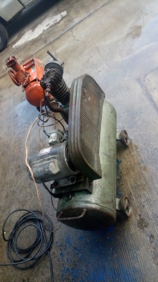 ขาย !! ปั้มลม1แรง.ไต้หวัน.มอเตอร์มิตซู220v. ใช้งานได้ดีปกติ