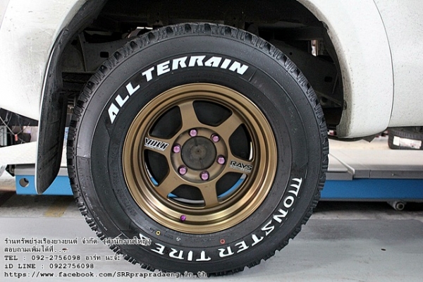 ยาง MONSTER TIRES ALL TERRAIN 265/70R16 ปี16 ราคาพิเศษ