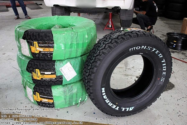 ยาง MONSTER TIRES ALL TERRAIN 265/70R16 ปี16 ราคาพิเศษ