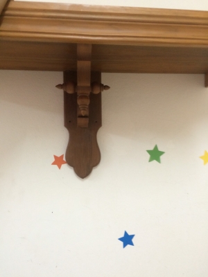 หิ้งพระไม้  สภาพดี