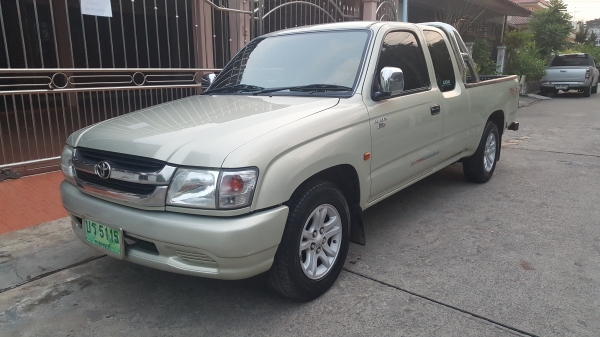 02 โตโยต้าไทเกอร์ 2500 e D4D abs airbag กระจกไฟฟ้า สีบางๆเดิมๆ รถสวยไม่มีชน ยางใหม่ 4 เส้น พร้อมทะเบียนประมูล ขายสด 199,000 โทร 098-1188330 กันต์