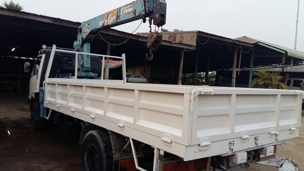 ลดราคาเหลือ 479000 บาท ขายรถบรรทุกหกล้อฮีโน่KM779 เครื่อง Wo6E -165 แรงม้า เครนทอนาโดZท้องวี 330 ตัน