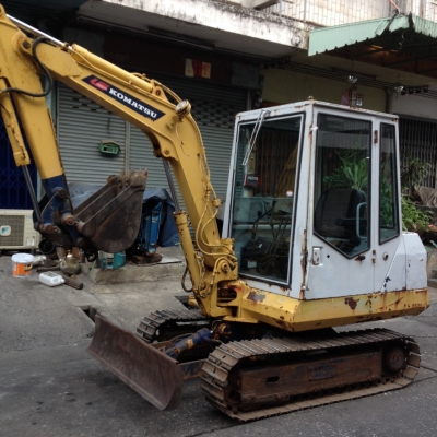 SALE___แบคโฮ KOMATSU PC20-5เก่านอก จากJanpan สภาพเดิมๆ สวย พร้อมใช้งาน