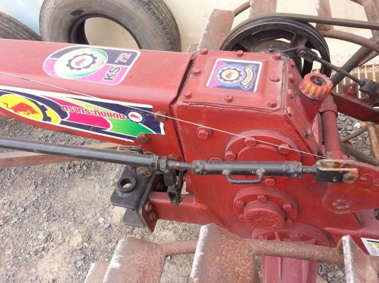 รถไถเดินตามกระทิงแดง KS72 เครื่องคูโบต้า ET95 ใช้งานได้ดีปรกติ