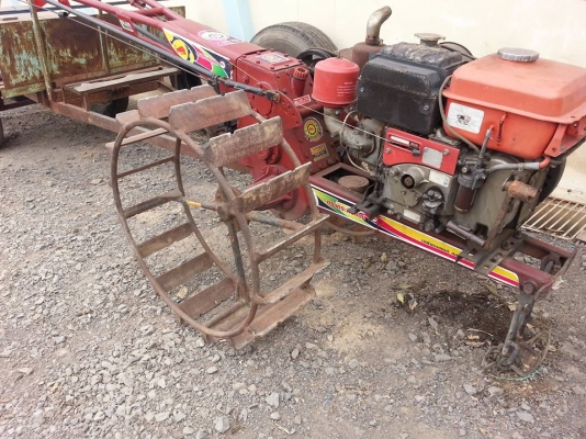 รถไถเดินตามกระทิงแดง KS72 เครื่องคูโบต้า ET95 ใช้งานได้ดีปรกติ