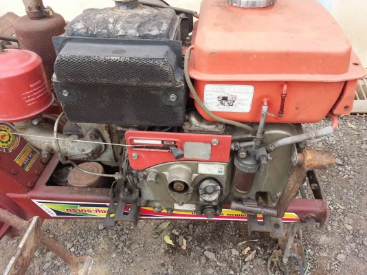 รถไถเดินตามกระทิงแดง KS72 เครื่องคูโบต้า ET95 ใช้งานได้ดีปรกติ