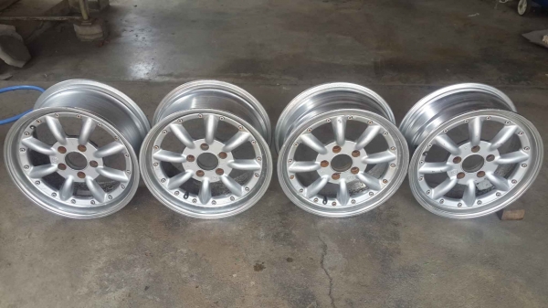 ล้อมิเนียม 2 ชิ้น japan ของ Speed Star รุ่น RS-eight ขอบ 16 5 รู 114 สวยๆเบาๆครับ