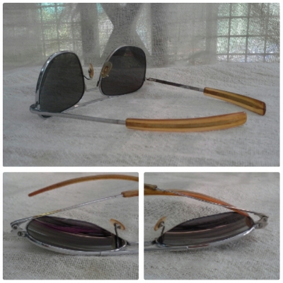 แว่นตาเสืออากาศ ตัวบิดา! RANDOLPH made in USA  ราชสีห์เงิน!  บิ๊กไซซ์!