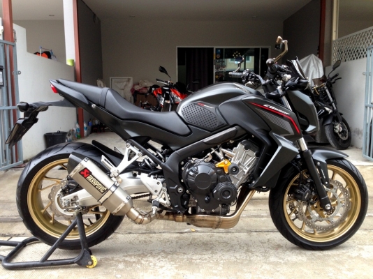 ((ดาวน์49000))ขาย CB650f ปี2014 สภาพสวย ท่อสูตร ล้อทอง ราคา239000บาท(รับเทริ์น)