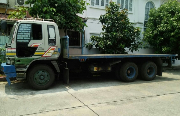 สิบล้อ ฮีโน่ FM3H195ปี38 พื้นเรียบ ช่วงยาว6.30ม สภาพพร้อมใช้งาน ทะเบียนพร้อมโอน