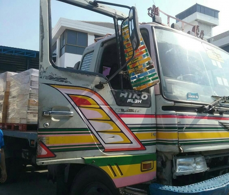 สิบล้อ ฮีโน่ FM3H195ปี38 พื้นเรียบ ช่วงยาว6.30ม สภาพพร้อมใช้งาน ทะเบียนพร้อมโอน