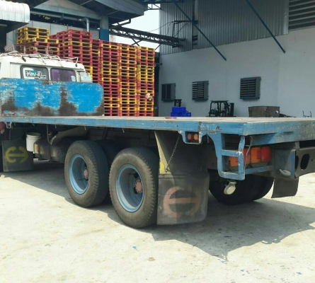 สิบล้อ ฮีโน่ FM3H195ปี38 พื้นเรียบ ช่วงยาว6.30ม สภาพพร้อมใช้งาน ทะเบียนพร้อมโอน