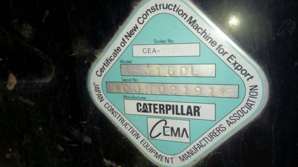 ขาย 1,285,000 CAT  315 DL   ทำงาน 10,804 ชั่วโมง  เครื่องดี   ปั้มดี โช่หนา เอวเเน่น ไฟฟ้าครบ เอกสารอินวอยท์รถสวยพร้อมใช้เอกสารพร้อม 090-772-3710 090-772-3708