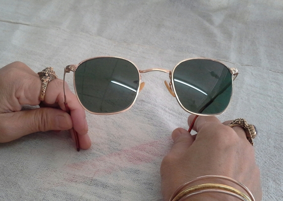 แว่นตาวินเทจโกลด์ฟิลด์ 50 Made in Germany 18K