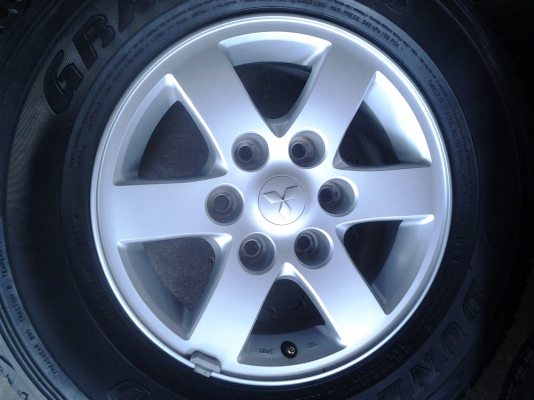 แม็กพร้อมยางขอบ16