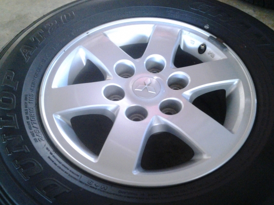 แม็กพร้อมยางขอบ16