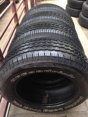 ยาง BF Goodrich 265 60 18 ปี11 ดอกเต็ม ไม่มีปะ ใช้กันยาว ราคาไม่แพง ยาง BF Goodrich 265 60 18 ปี11 ดอกเต็ม ไม่มีปะ ใช้กันยาว ราคาไม่แพง