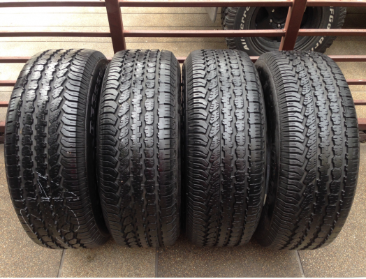 ยาง BF Goodrich 265 60 18 ปี11 ดอกเต็ม ไม่มีปะ ใช้กันยาว ราคาไม่แพง ยาง BF Goodrich 265 60 18 ปี11 ดอกเต็ม ไม่มีปะ ใช้กันยาว ราคาไม่แพง