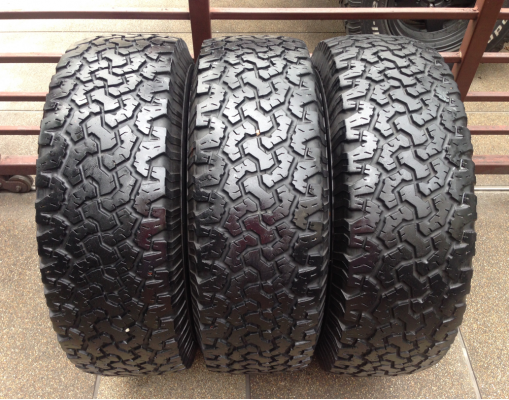 ยาง BF Goodrich 265 75 16 ปี11 ดอกเต็ม ไม่มีปะ จำนวน 3เส้น ราคาไม่แพง