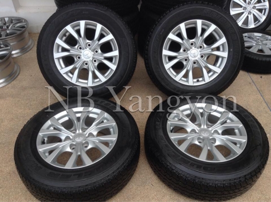 ล้อแม็ก Mitsu Pajero ปาเจโร่ ขอบ17 พร้อมยางบริสโตน 245-65-17ปี14