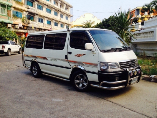 (ขายสด 129,000 ฿.) Toyota Hiace โฉมหัวจรวด ปี&#039;97 เครื่อง 1JZ+LPG