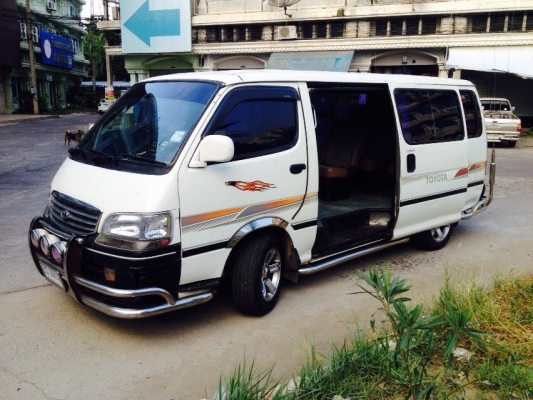 (ขายสด 129,000 ฿.) Toyota Hiace โฉมหัวจรวด ปี&#039;97 เครื่อง 1JZ+LPG