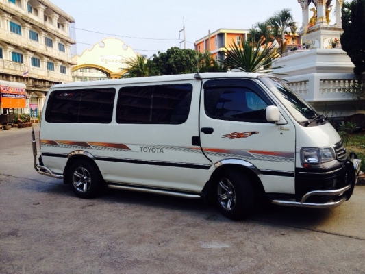 (ขายสด 129,000 ฿.) Toyota Hiace โฉมหัวจรวด ปี&#039;97 เครื่อง 1JZ+LPG