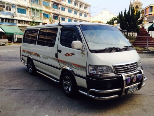 (ขายสด 129,000 ฿.) Toyota Hiace โฉมหัวจรวด ปี&#039;97 เครื่อง 1JZ+LPG