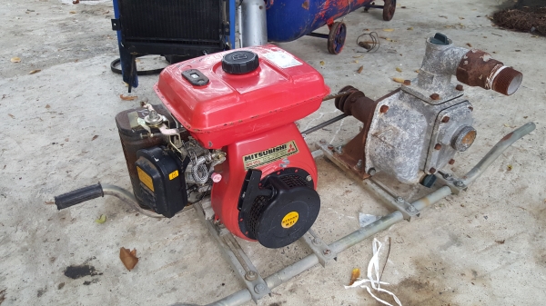 ปั้มหอยโข่ง 2 x 2 นิ้วพร้อมเครื่อง 5 แรง รหัสสินค้า Y - 13