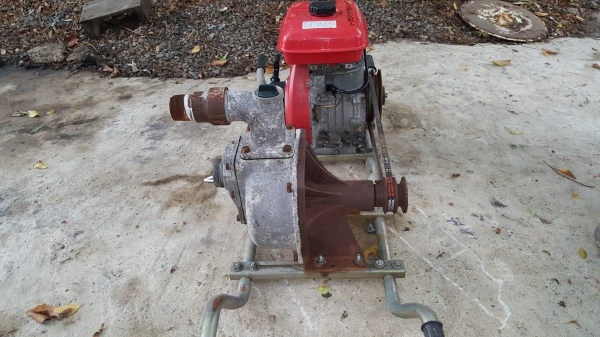 ปั้มหอยโข่ง 2 x 2 นิ้วพร้อมเครื่อง 5 แรง รหัสสินค้า Y - 13