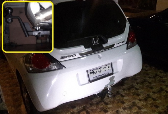 ชุดลากเรือสำหรับรถเก๋ง