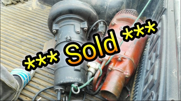 **** Sold **** ปั้มแช่ไดโว่ Tsurumi Made in Japan 5 HP 380V ท่อ 3" สภาพสวยวิ่งเงียบมาเทสก่อนได้