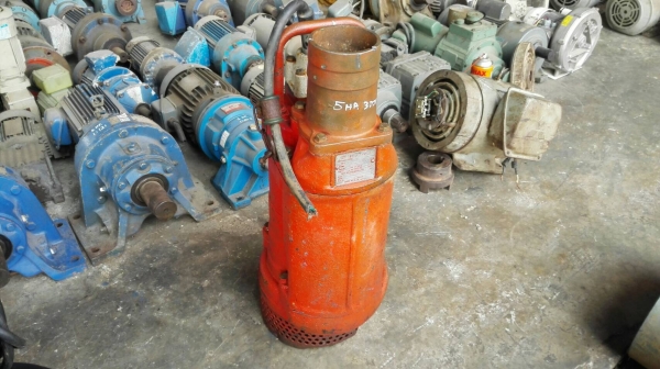 **** Sold **** ปั้มแช่ไดโว่ Tsurumi Made in Japan 5 HP 380V ท่อ 3" สภาพสวยวิ่งเงียบมาเทสก่อนได้