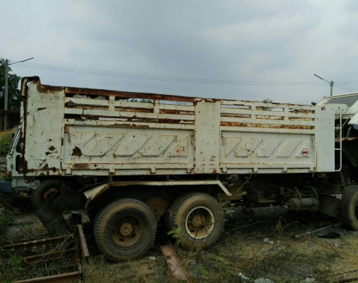 จองแล้วครับ สิบล้อ มิตซู ไอ้หลง FN-527-TD-5853-6D16-195 ดั้มสามมิต10สปีส สภาพเดิมๆรถใช้งานได้ปกติ เล่มทะเบียนพร้อมโอน