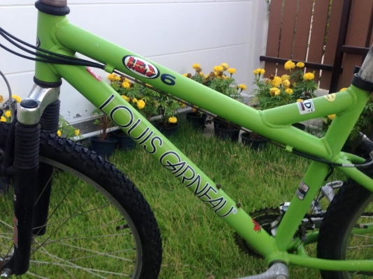 louis Garneau สีเขียว size 15" louis Garneau สีเขียว size 15"