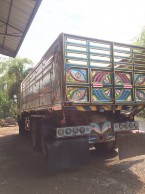 ขายรถบรรทุกสิบล้อดัมพ์ Hino 3H เครื่องเดิม 195 แรง 2 เพลา กระบะดัมพ์มิเนียม ทะเบียนพร้อม