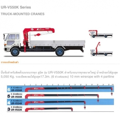 เครนติดหลังรถบรรทุก มือหนึ่ง