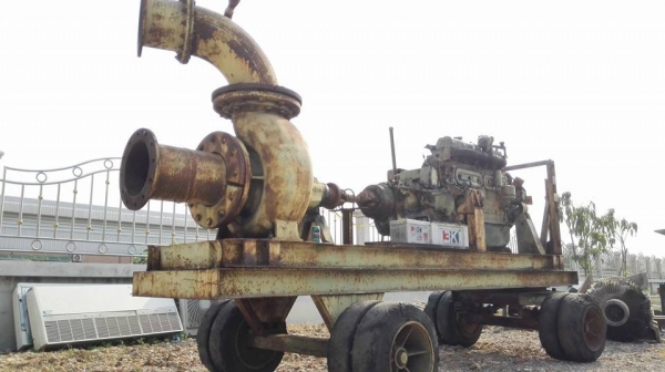 Sell>> เครื่องสูบน้ำพร้อมปั้ม AJAX AUSTRALIA หน้า 12"- 12"นิ้ว ชนเครื่องยนต์ดีเซล Hino 6 สูบ 280 แรงม้า รหัส ED100 รุ่นประหยัด เครื่องดีเสียงแน่นสตาร์ทติดง่าย มาพร้อมรถลากจูงยางตัน!!