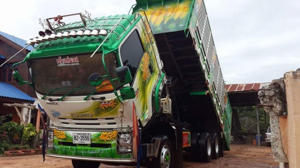 ขายรถบรรทุกพ่วง ISUZU FXZ360HP ปี56
