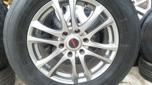 ขายล้อ TRD 18 พร้อมยาง265/60/18 ปี 1612  4  ล้อ