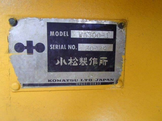 KOMATSU WA300-1 ซีเรียล 30,000 ญี่ปุ่นแท้ สวยพร้อมใช้ โทร.090-986-2521 อ๊อบ