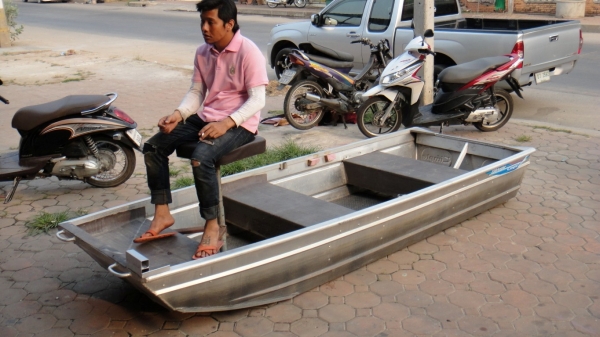 เรืออลูมิเมียม Kimple 330 Angler มือสองสวยๆ